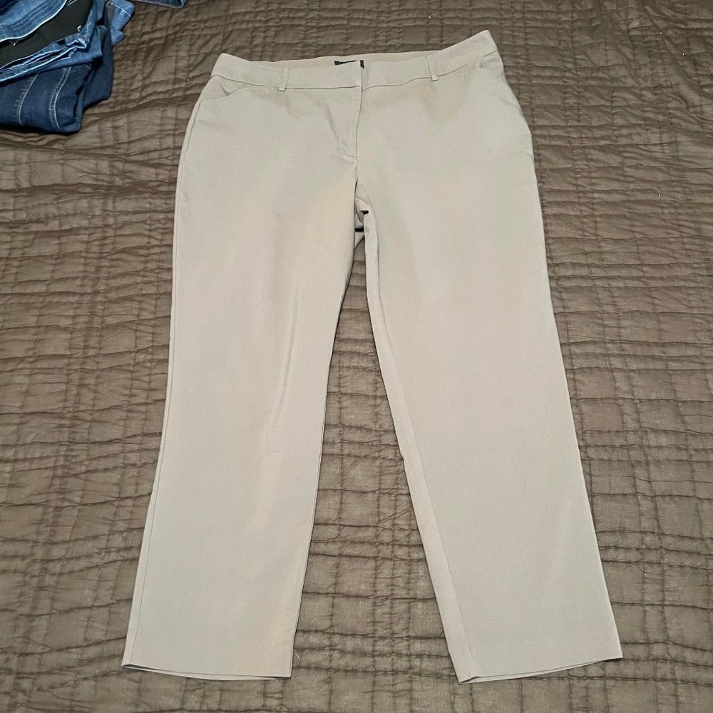 NWOT beige apt. 9 dress pants 20